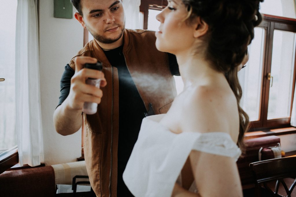 невеста и момче фотосеија на матка Скопје